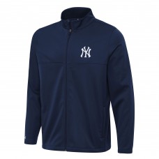 New York Yankees Antigua Navy Links 2 Full-Zip Golf Jacket