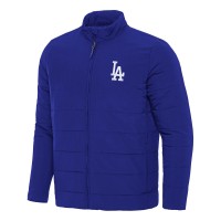Los Angeles Dodgers Antigua Royal Swelter Full-Zip Puffer Jacket