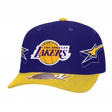 Бейсболка Los Angeles Lakers Mitchell & Ness Purple/Gold AS2K Stars Pro Crown