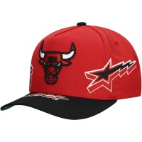 Бейсболка Chicago Bulls Mitchell & Ness Red/Black AS2K Stars Pro Crown