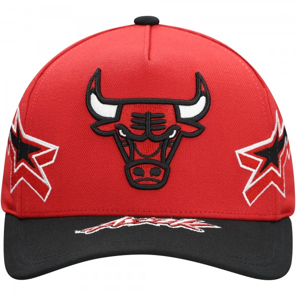 Бейсболка Chicago Bulls Mitchell & Ness Red/Black AS2K Stars Pro Crown