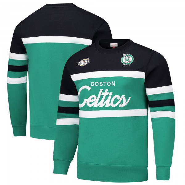 Кофта Boston Celtics Mitchell & Ness Hardwood Classics Vintage Logo Head Coach - Kelly Green/Black