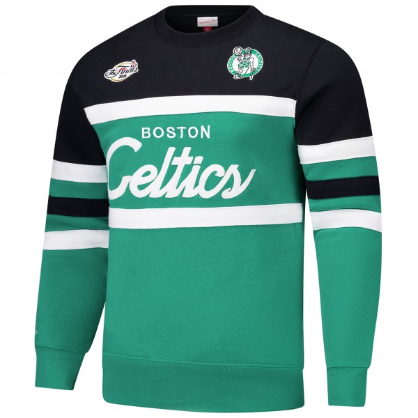 Кофта Boston Celtics Mitchell & Ness Hardwood Classics Vintage Logo Head Coach - Kelly Green/Black