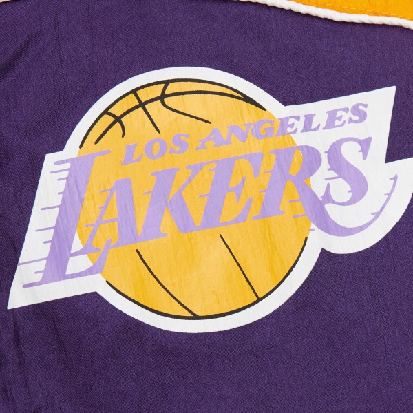 Ветровка на молнии Los Angeles Lakers Mitchell & Ness Hardwood Classics Big Shot Premium- Purple