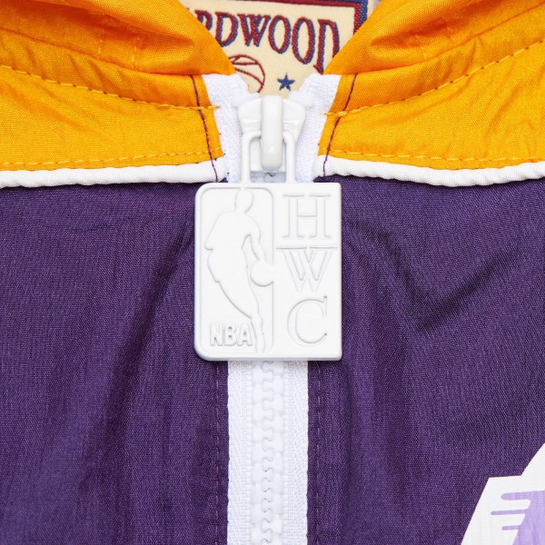 Ветровка на молнии Los Angeles Lakers Mitchell & Ness Hardwood Classics Big Shot Premium- Purple