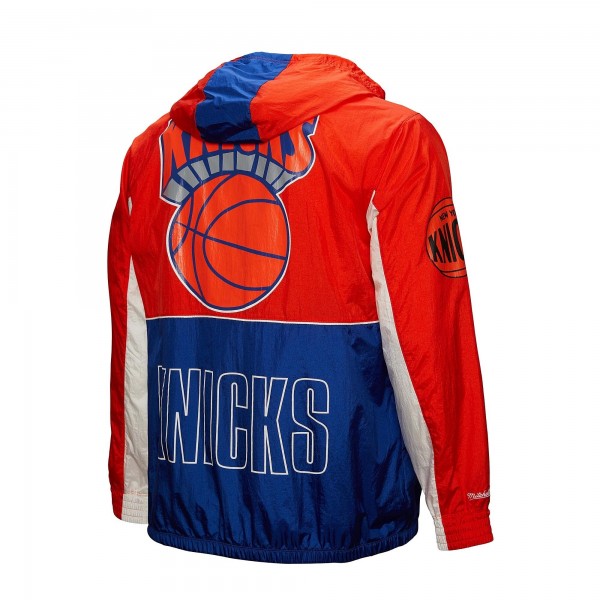Ветровка на молнии New York Knicks Mitchell & Ness Hardwood Classics Big Shot Premium- Blue