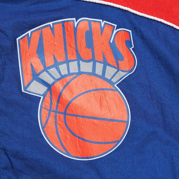 Ветровка на молнии New York Knicks Mitchell & Ness Hardwood Classics Big Shot Premium- Blue