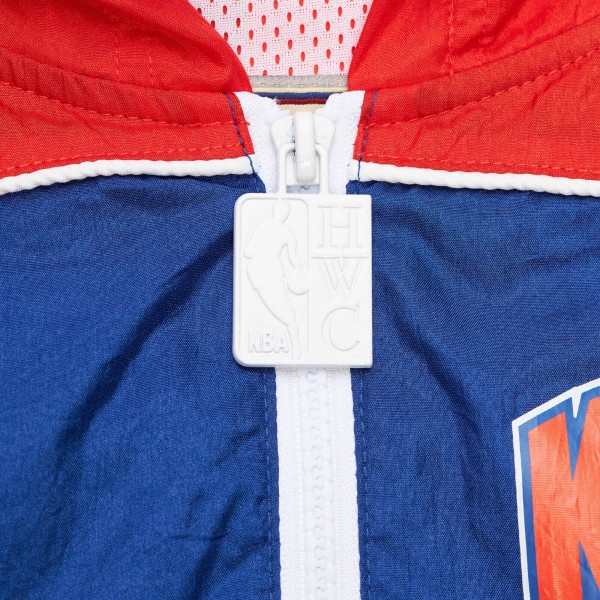 Ветровка на молнии New York Knicks Mitchell & Ness Hardwood Classics Big Shot Premium- Blue