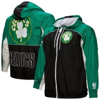 Ветровка на молнии Boston Celtics Mitchell & Ness Hardwood Classics Big Shot Premium- Black