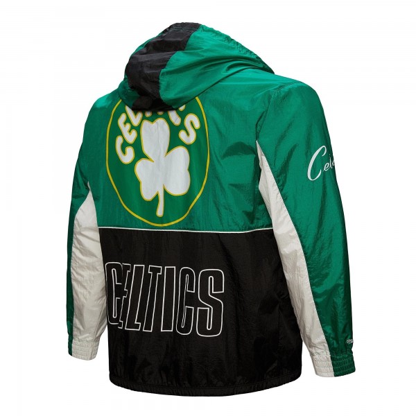 Ветровка на молнии Boston Celtics Mitchell & Ness Hardwood Classics Big Shot Premium- Black