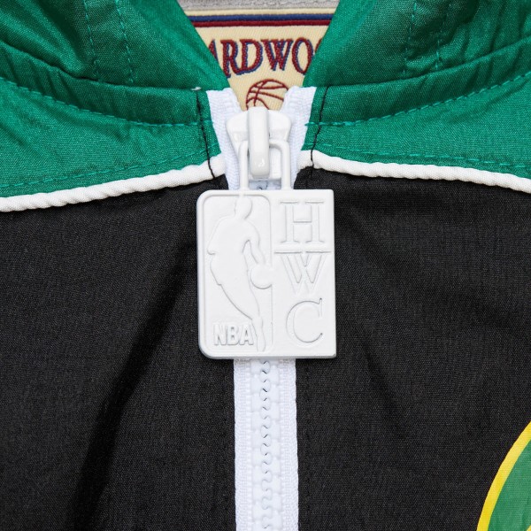 Ветровка на молнии Boston Celtics Mitchell & Ness Hardwood Classics Big Shot Premium- Black
