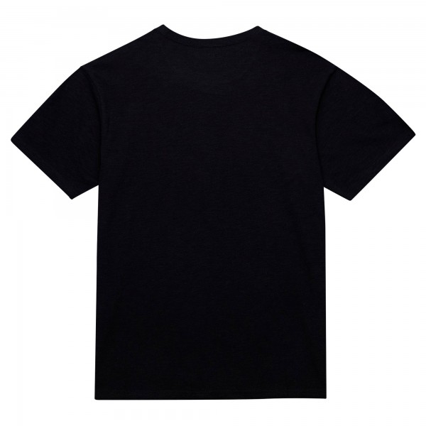 Футболка Orlando Magic Mitchell & Ness Black Hardwood Classics Felt Applique Slub