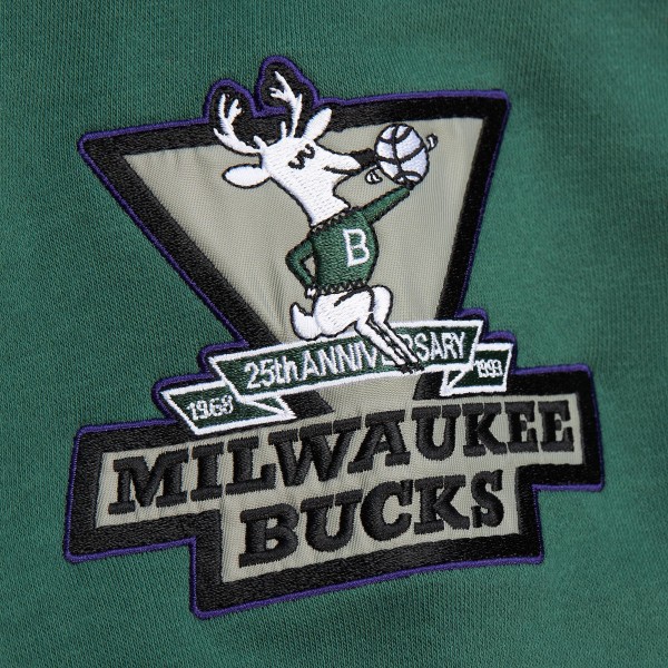 Кофта Milwaukee Bucks Mitchell & Ness Hardwood Classics All Over 4.0 - Heather Gray
