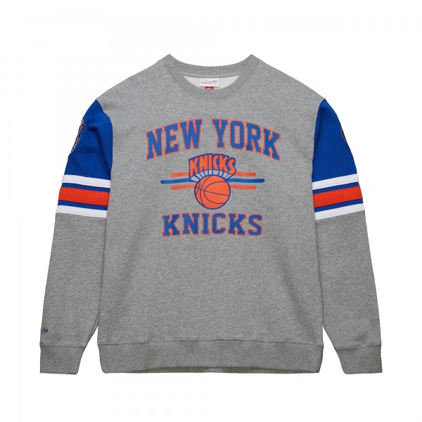 Кофта New York Knicks Mitchell & Ness Hardwood Classics All Over 4.0 - Heather Gray