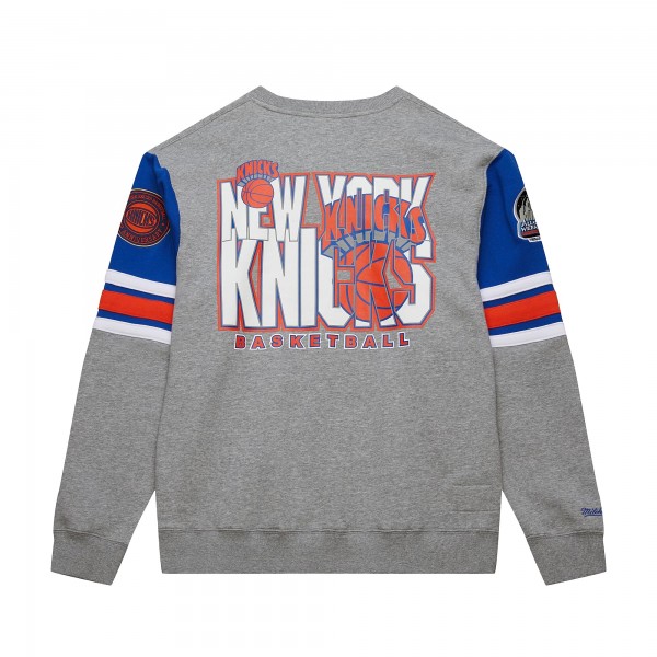 Кофта New York Knicks Mitchell & Ness Hardwood Classics All Over 4.0 - Heather Gray