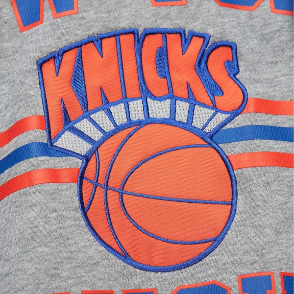 Кофта New York Knicks Mitchell & Ness Hardwood Classics All Over 4.0 - Heather Gray
