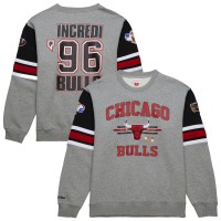 Кофта Chicago Bulls Mitchell & Ness Hardwood Classics All Over 4.0 - Heather Gray