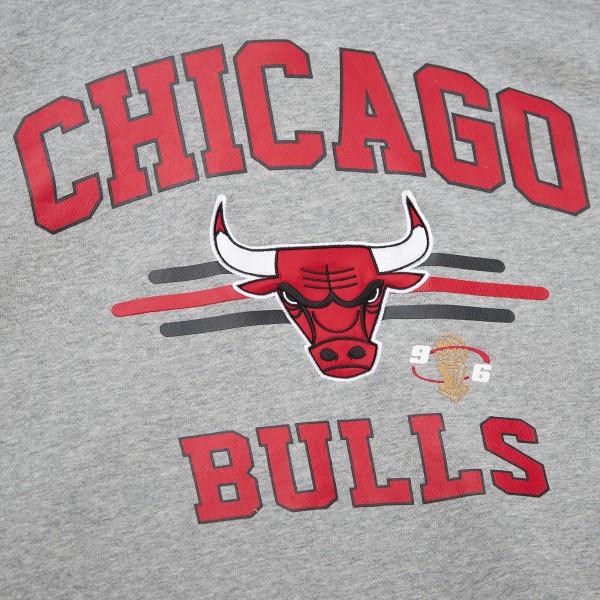 Кофта Chicago Bulls Mitchell & Ness Hardwood Classics All Over 4.0 - Heather Gray