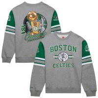 Кофта Boston Celtics Mitchell & Ness Hardwood Classics All Over 4.0 - Heather Gray