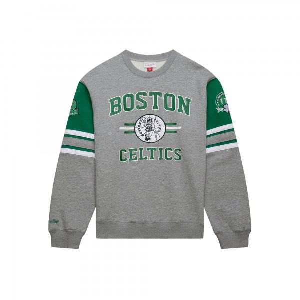 Кофта Boston Celtics Mitchell & Ness Hardwood Classics All Over 4.0 - Heather Gray
