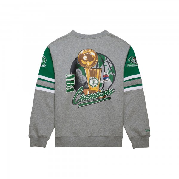 Кофта Boston Celtics Mitchell & Ness Hardwood Classics All Over 4.0 - Heather Gray