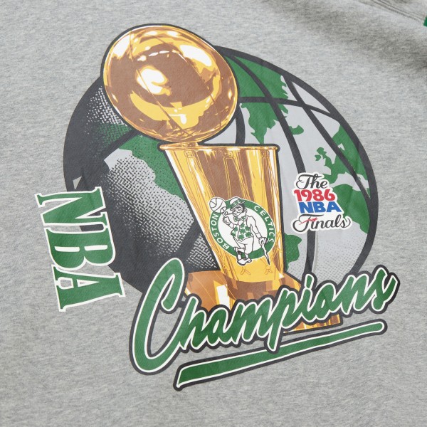 Кофта Boston Celtics Mitchell & Ness Hardwood Classics All Over 4.0 - Heather Gray