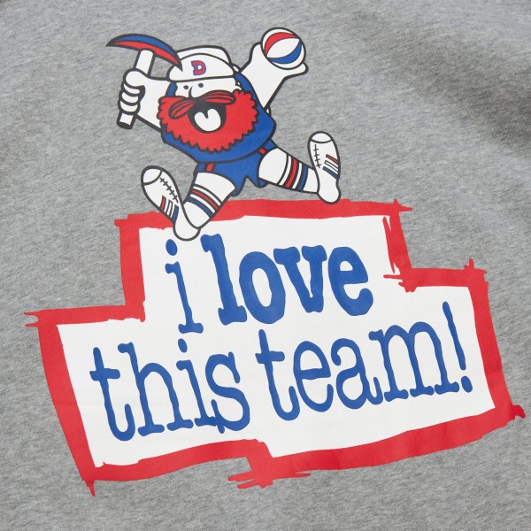 Кофта Denver Nuggets Mitchell & Ness Heather Gray Hardwood Classics All Over 4.0