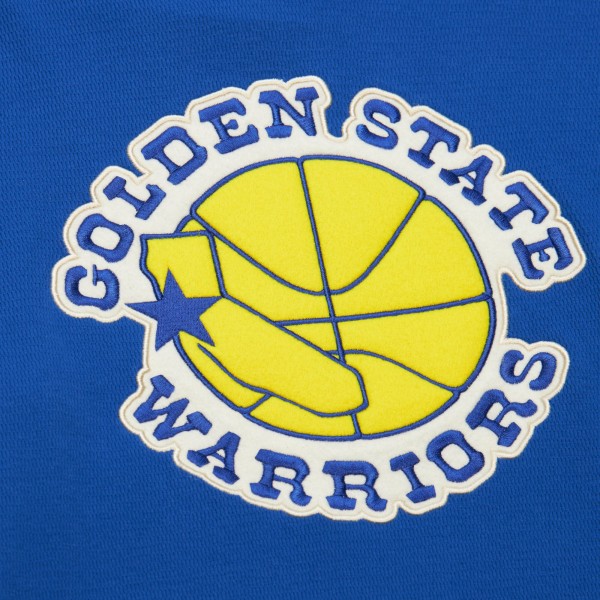Толстовка Golden State Warriors Mitchell & Ness Hardwood Classics Lightweight Thermal - Royal