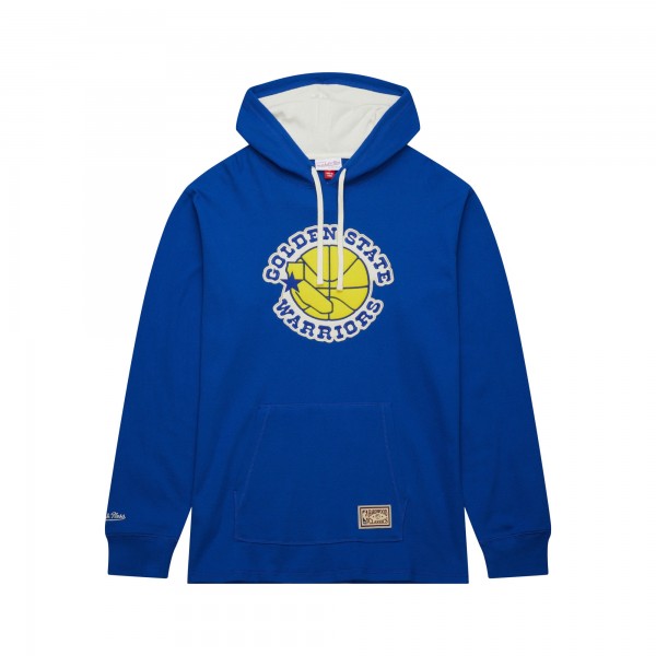 Толстовка Golden State Warriors Mitchell & Ness Hardwood Classics Lightweight Thermal - Royal