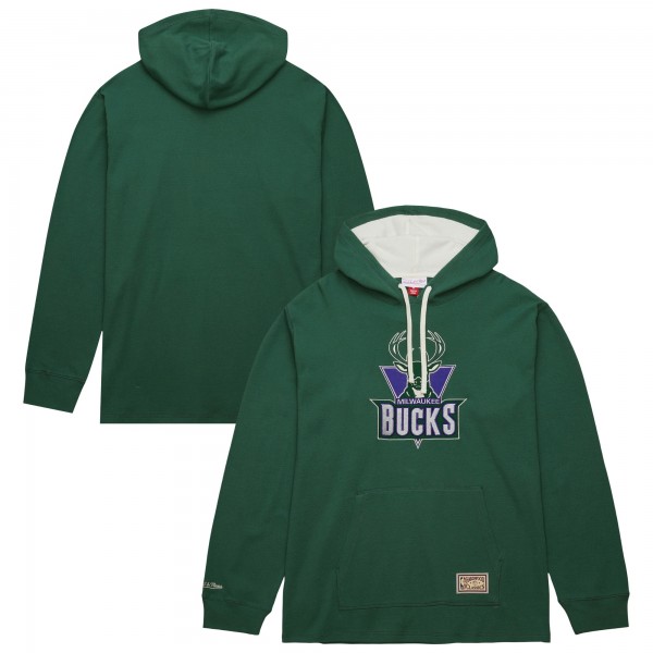Толстовка Milwaukee Bucks Mitchell & Ness Hardwood Classics Lightweight Thermal - Green