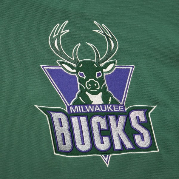 Толстовка Milwaukee Bucks Mitchell & Ness Hardwood Classics Lightweight Thermal - Green