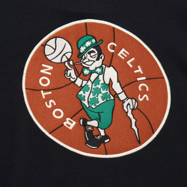Толстовка Boston Celtics Mitchell & Ness Hardwood Classics Lightweight Thermal - Black