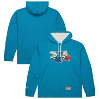 Толстовка Charlotte Hornets Mitchell & Ness Hardwood Classics Lightweight Thermal - Teal