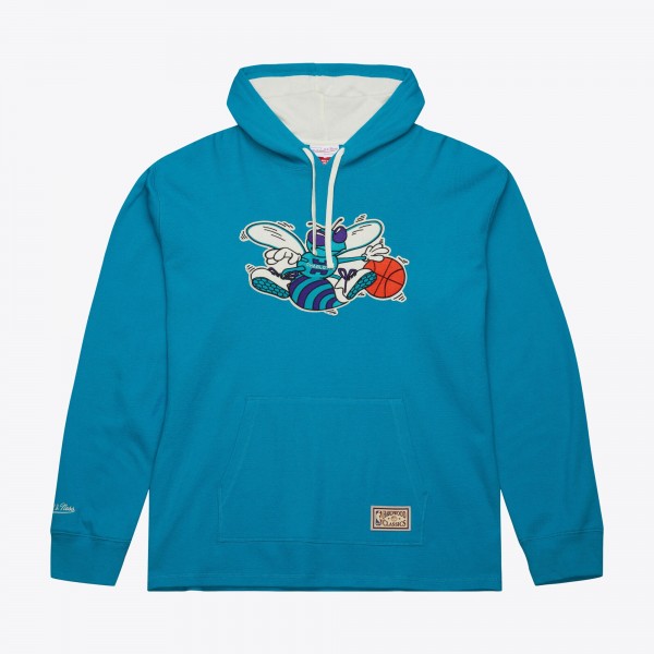 Толстовка Charlotte Hornets Mitchell & Ness Hardwood Classics Lightweight Thermal - Teal