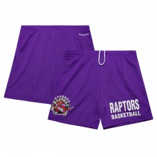 Toronto Raptors Mitchell & Ness Purple Hardwood Classics Gameday Mesh Shorts