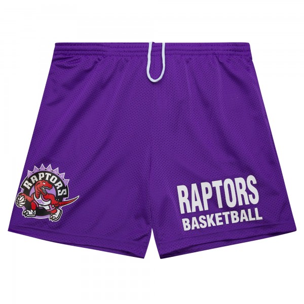 Toronto Raptors Mitchell & Ness Purple Hardwood Classics Gameday Mesh Shorts