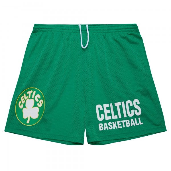Шорты Boston Celtics Mitchell & Ness Hardwood Classics Gameday Mesh - Kelly Green