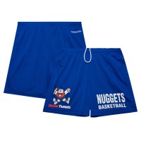 Шорты Denver Nuggets Mitchell & Ness Royal Hardwood Classics Gameday Mesh