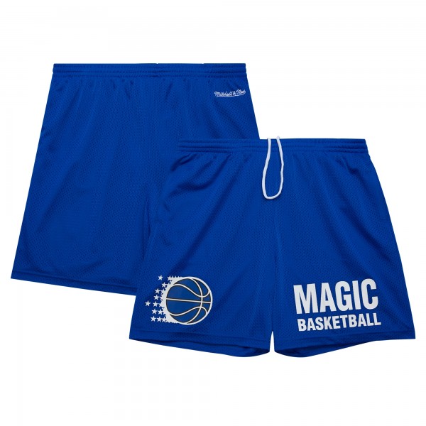 Шорты Orlando Magic Mitchell & Ness Blue Hardwood Classics Gameday Mesh