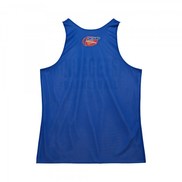 Denver Nuggets Mitchell & Ness Royal/White Hardwood Classics Reversible Mesh Practice Jersey
