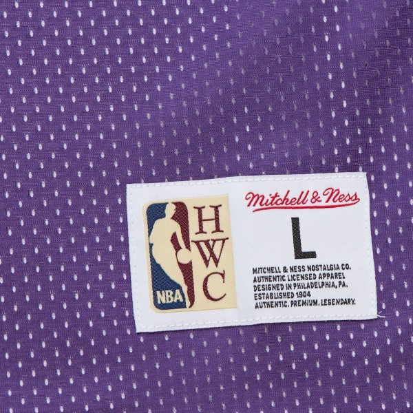 Игровая джерси Los Angeles Lakers Mitchell & Ness Hardwood Classics Reversible Mesh Practice - Purple/White
