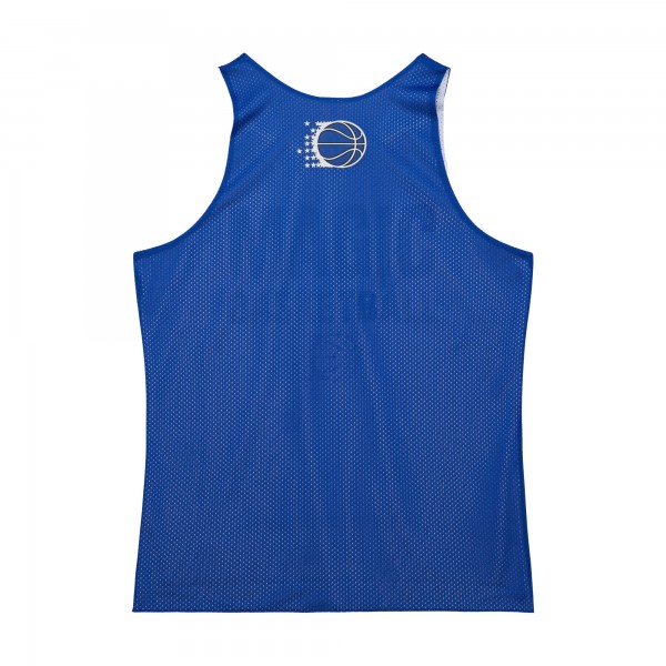 Игровая джерси Orlando Magic Mitchell & Ness Blue/White Hardwood Classics Reversible Mesh Practice