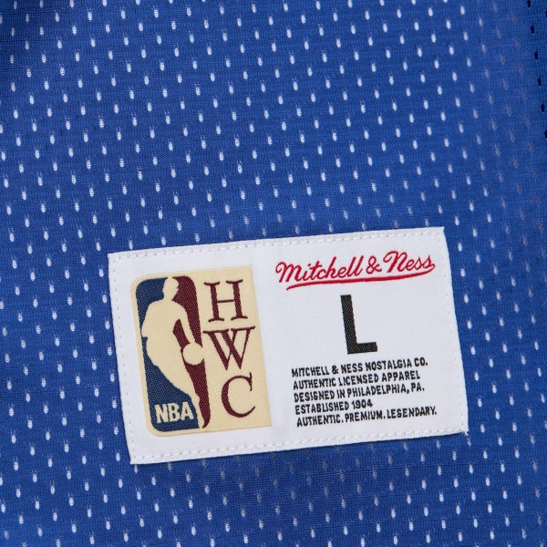 Игровая джерси Orlando Magic Mitchell & Ness Blue/White Hardwood Classics Reversible Mesh Practice