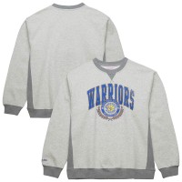 Кофта Golden State Warriors Mitchell & Ness  Vintage Logo - Heather Gray