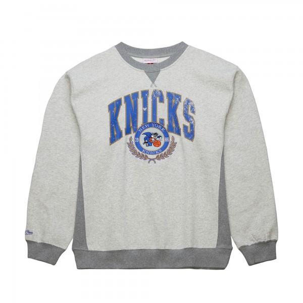 Кофта New York Knicks Mitchell & Ness  Vintage Logo - Heather Gray