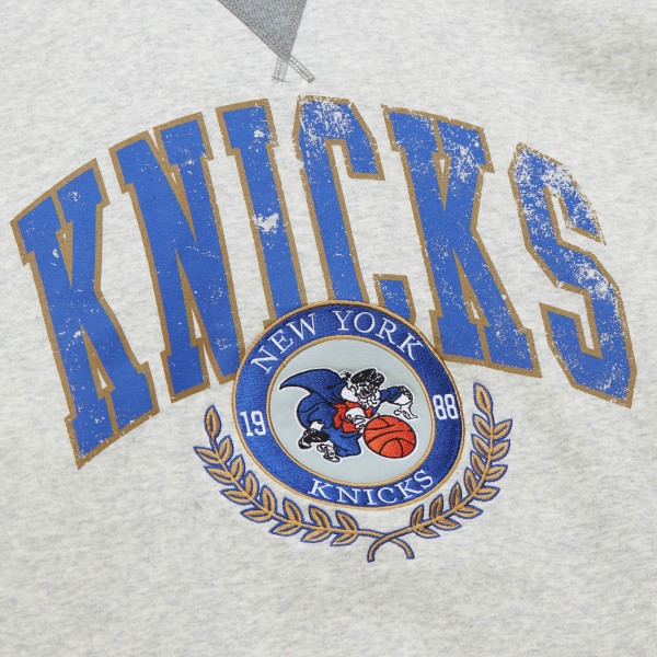 Кофта New York Knicks Mitchell & Ness  Vintage Logo - Heather Gray
