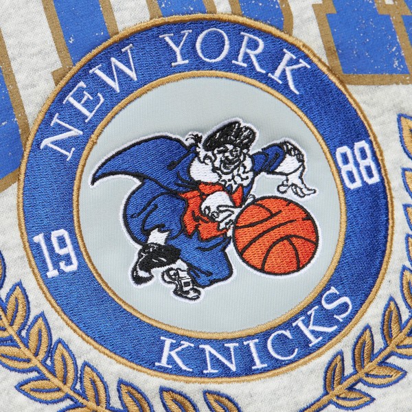 Кофта New York Knicks Mitchell & Ness  Vintage Logo - Heather Gray