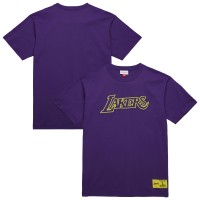 Футболка Los Angeles Lakers Mitchell & Ness Hardwood Classics Neon Nights Premium - Purple