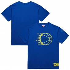 Футболка Orlando Magic Mitchell & Ness Blue Hardwood Classics Neon Nights Premium
