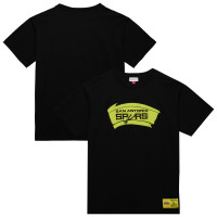Футболка San Antonio Spurs Mitchell & Ness Black Hardwood Classics Neon Nights Premium
